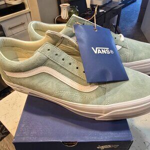 New Vans Premium Old Skool 36 LX PIG SUEDE Sneakers Low-Top ICEBERG MENS SZ 10